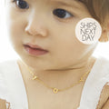 Baby Girl Gift Personalized Flower Girl Proposal Initial Necklace for Toddler Custom Letter Necklace with Kids Name Baby Shower