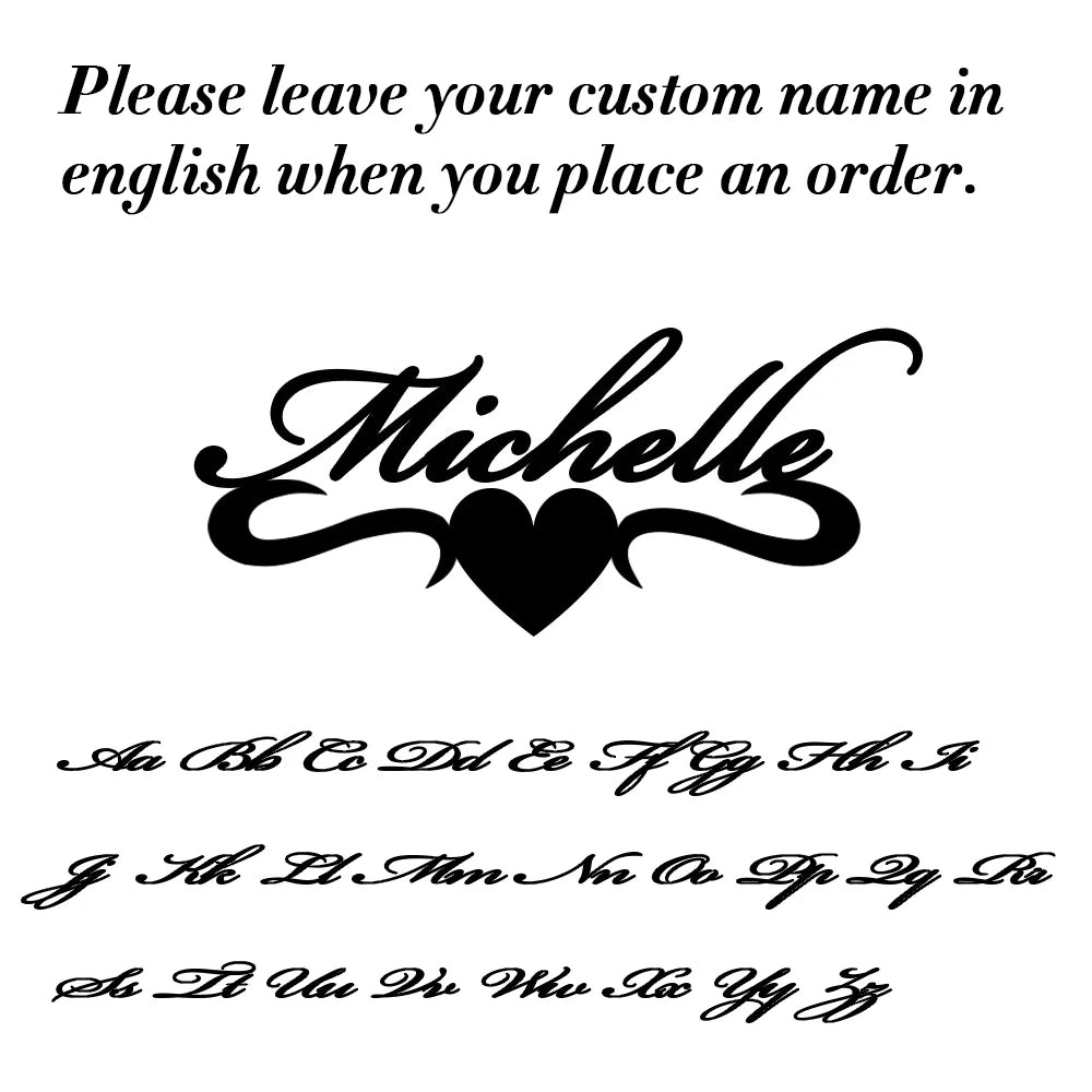Sipuris Unique Custom Name Letter Pendant Necklace Personalized Heart Stainless Steel Necklaces For Women Jewelry Gifts 2022