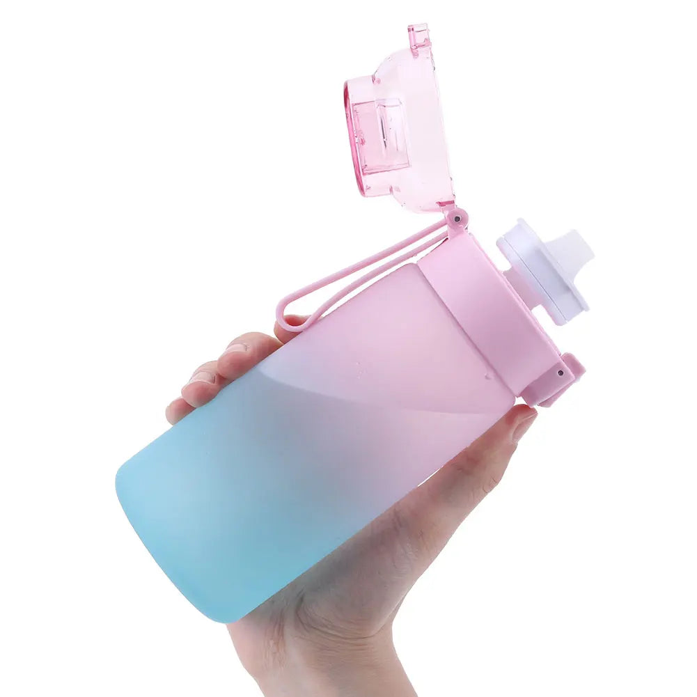 1000ML/600ML Air Water Bottle BPA Free with 7 Flavour Pods Scent Water Cup Sports Water Bottle for Gyms Outdoor Sport Schools