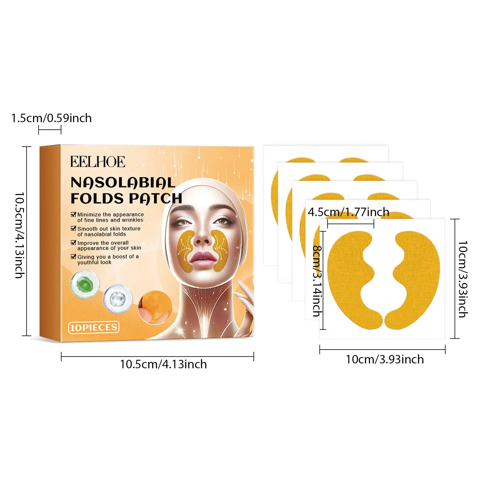 Velori Anti-Wrinkle Patches — Forehead, Eye & Nasolabial Gel Patches
