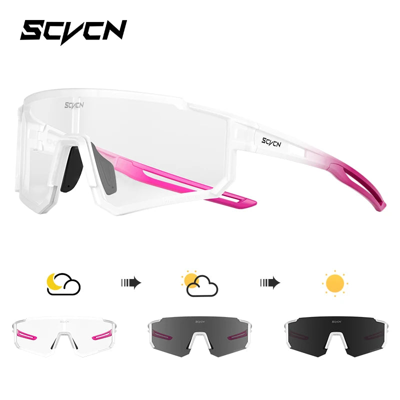SCVCN MTB Bike Bicycle Camping Golf UV400 Glasses Women Baseball Fashion Street Sunglasses for Men Sport Y2K Cycling Glasses