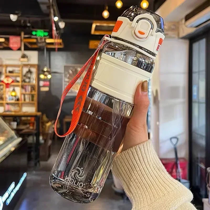 750ml/1L Travel Water Bottle for Sports Plastic Water Cup for Girl Boy School Portable Liter  Water Kettle Fitnes Gym Drinkware