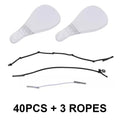 40Pcs/Set Invisible Thin Face Stickers Double Chin Wrinkle Sagging Skin Lift Up V Shape Tapes Makeup Facelifting Patch Adhesives