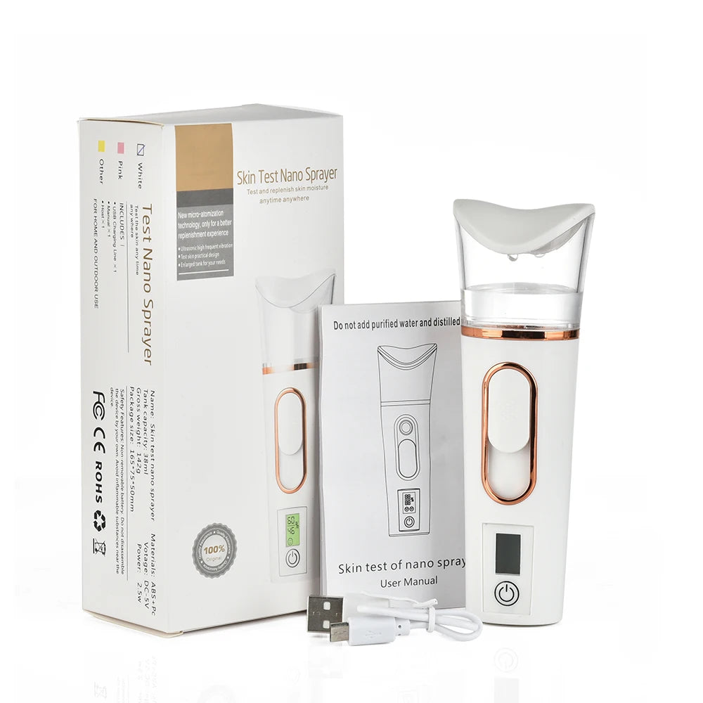 Velori Smart Mist — LED Display Nano Facial Steamer & Humidifier