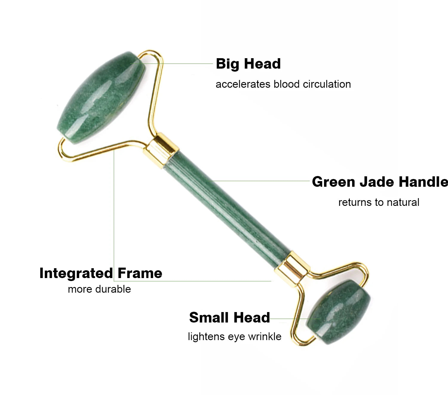 Velori Gua Sha Set — Natural Stone Face Roller & Gua Sha Massager