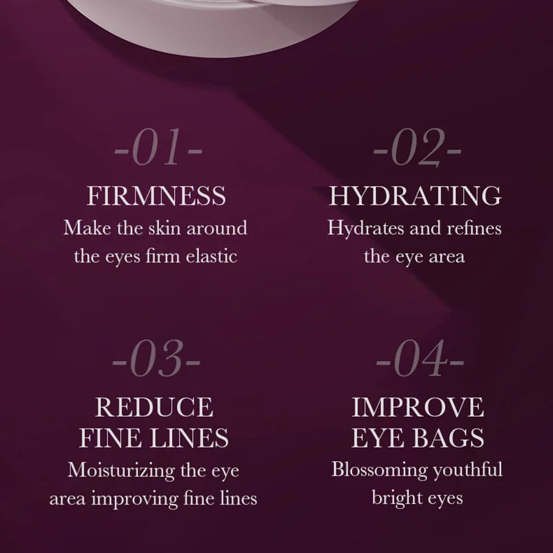 Velori Snail Eye Mask — 60pc Collagen Eye Patches for Firming