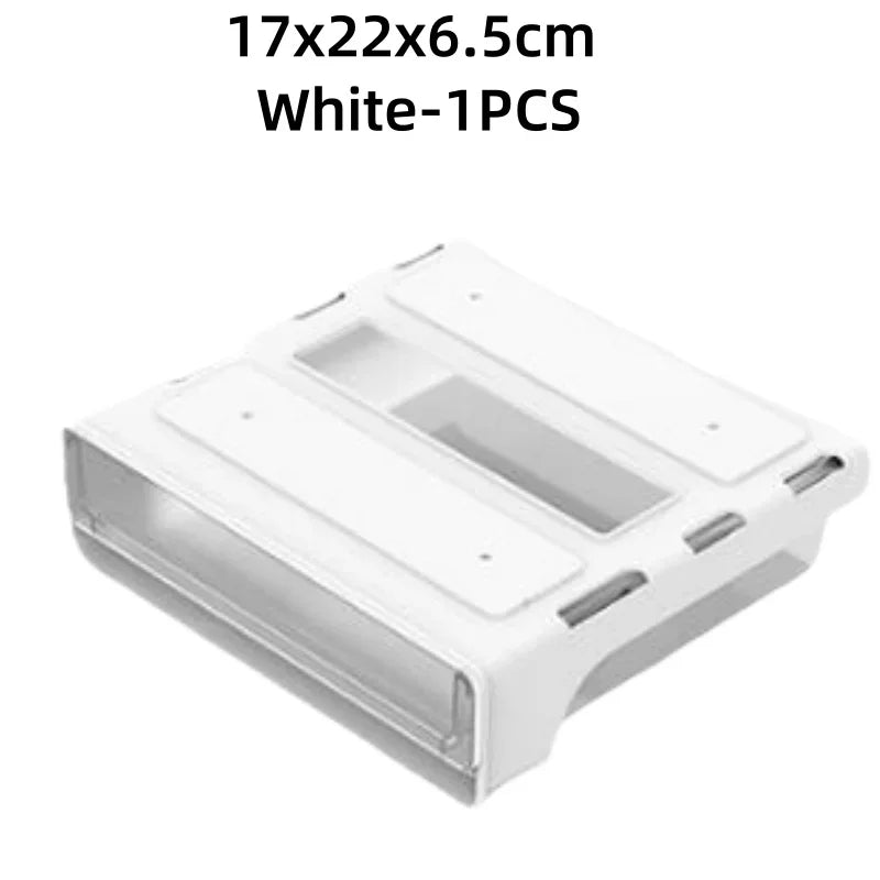 Under Desk Drawer Slide Out for Home Office School Organization and Storage Self-Adhesive Slide Out Expandable Drawer Storage