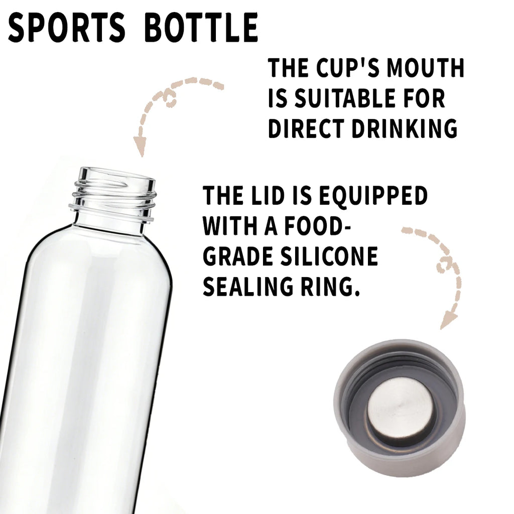 Sports Water Bottles Portable 1000ML Personalized Outdoor Safety Plastic Drinking Cup Business Use Birth Gift