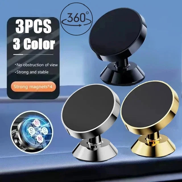 Magnetic Car Phone Holder Mobile Cell Phone Holder Stand Magnet Mount Bracket In Car For iPhone 13 12 Samsung Redmi Xiaomi