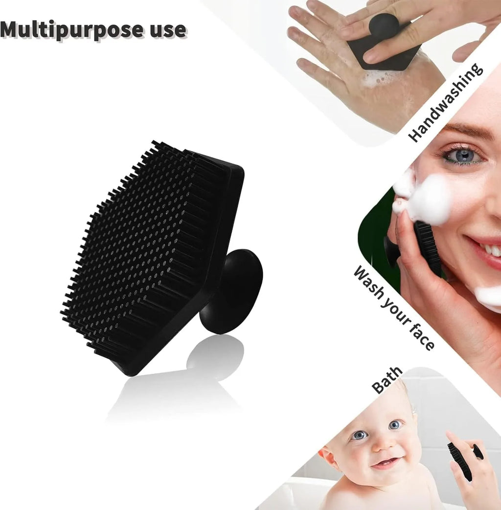 1ilicone Facial Cleaning Brush Scrubber Silicone Miniature Face Deep Clean Shave Massage Face Scrub Brush Face Cleaner For Men