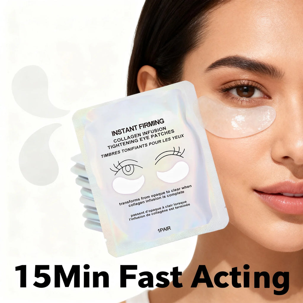 Velori Collagen Eye Patches — 8 Pairs Hydrogel Mask for Dark Circles