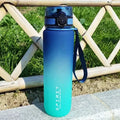 1 Liter Sports Water Bottle Large Capacity  Men Women Summer Portable Plastic Bottle for Outdoor Travel Fitness Drinkware