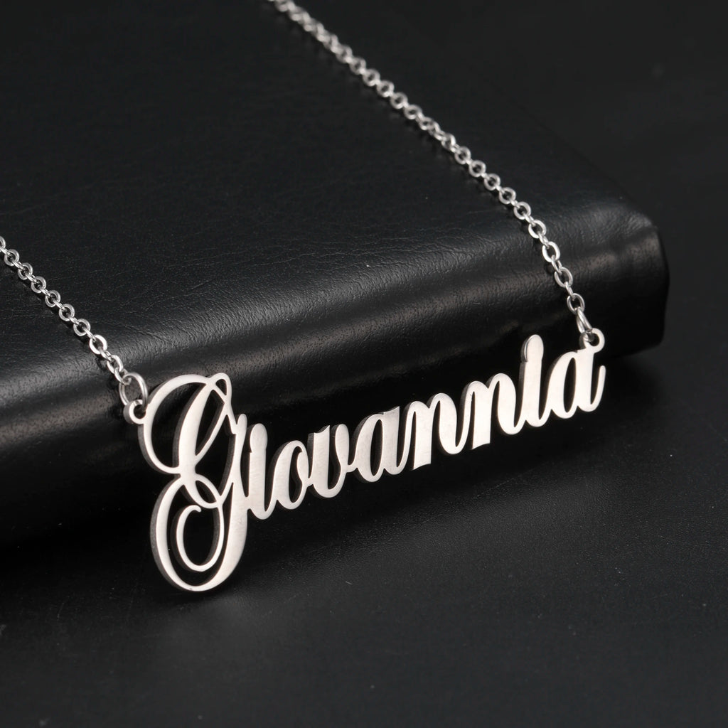 Sipuris Unique Custom Name Letter Pendant Necklace Personalized Heart Stainless Steel Necklaces For Women Jewelry Gifts 2022