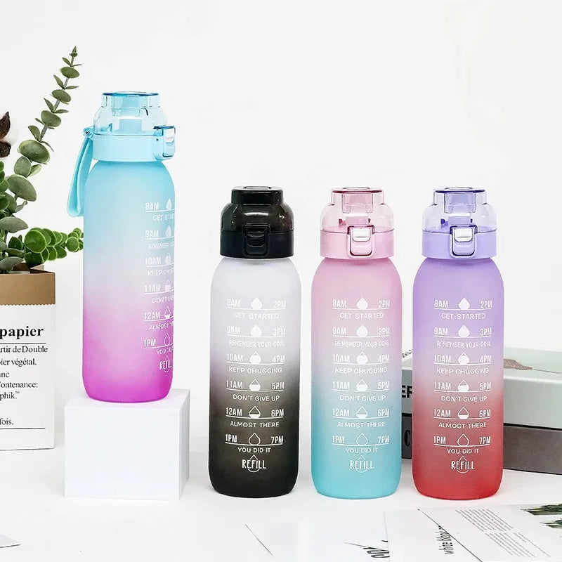 Velori Flavor Bottle — 1L Infuser Water Bottle with Straw & 5 Flavor Pods