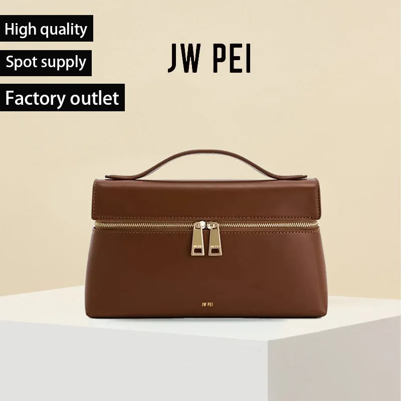 JW PEI box bag Thea single shoulder lunch box bag handbag single shoulder crossbody commuting bag for women