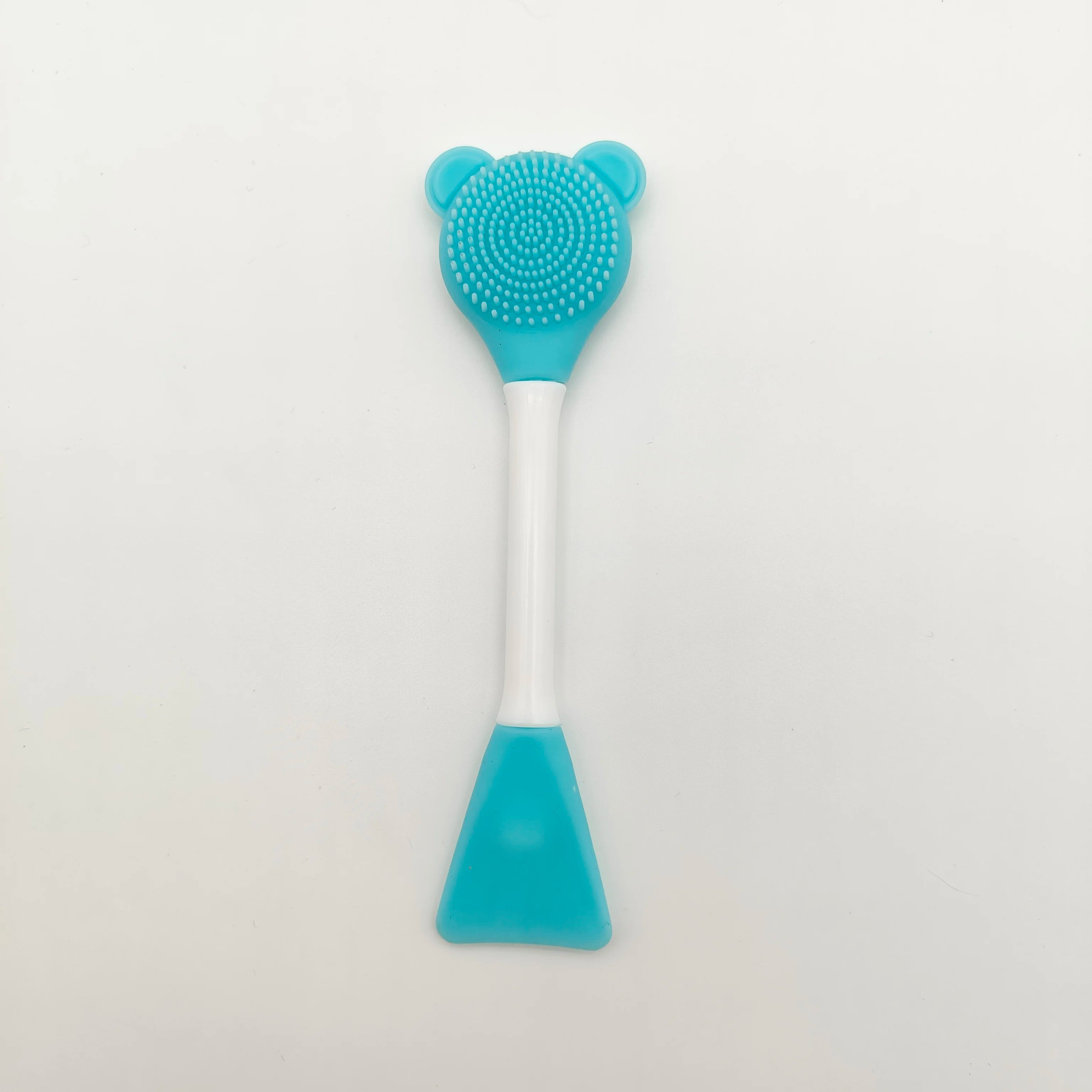 Double Head Facial Mask Brush Silicone Applicator Spoon Spatula Stirring Stick Women Skin Face Cleansing Care Home Makeup Tools