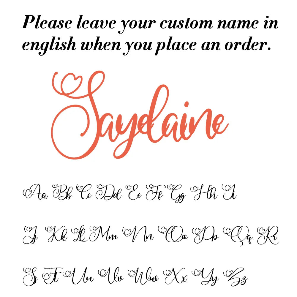 Customized Fashion Stainless Steel Name Necklace Personalized Letter Gold Color Choker Necklace Pendant Nameplate Gift