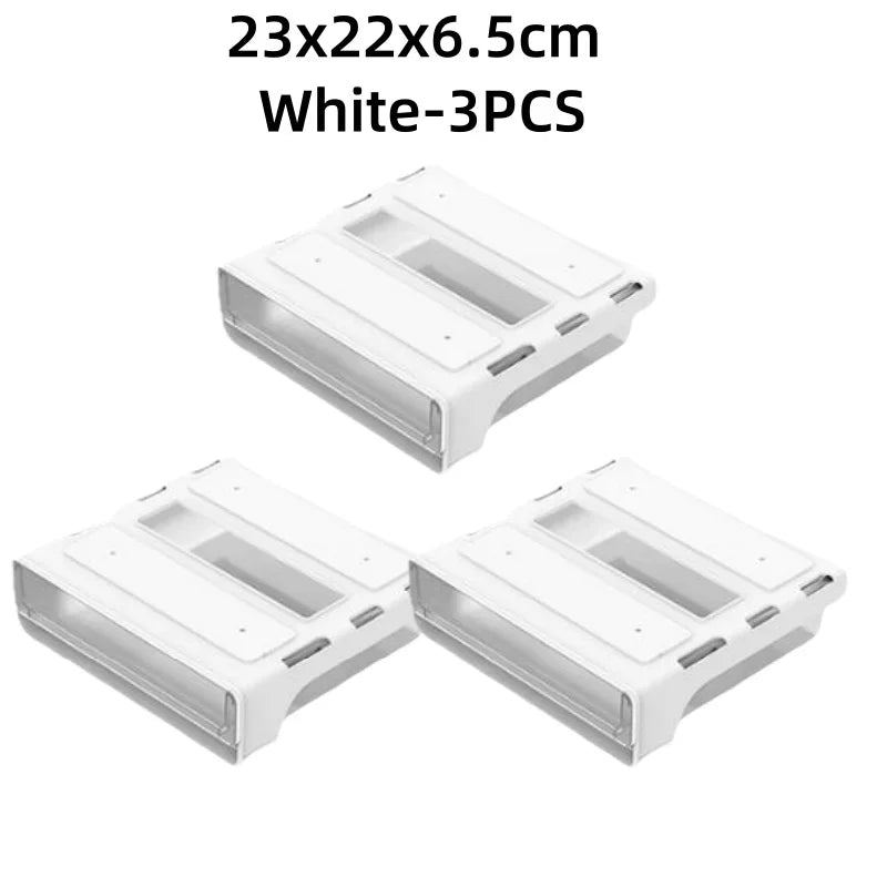 Under Desk Drawer Slide Out for Home Office School Organization and Storage Self-Adhesive Slide Out Expandable Drawer Storage