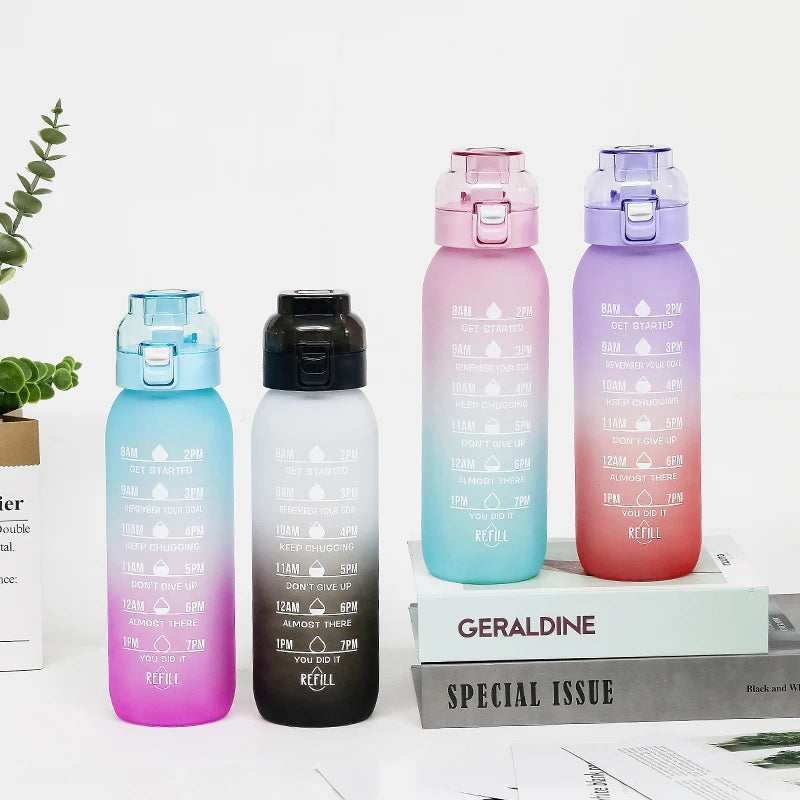 Velori Flavor Bottle — 1L Infuser Water Bottle with Straw & 5 Flavor Pods