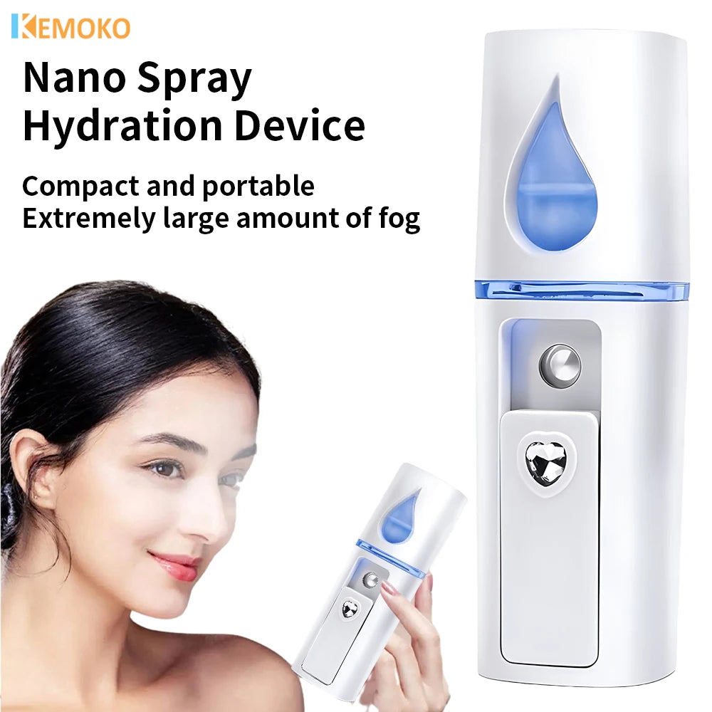 Velori Face Mist Pro — Rechargeable Mini Nano Facial Humidifier