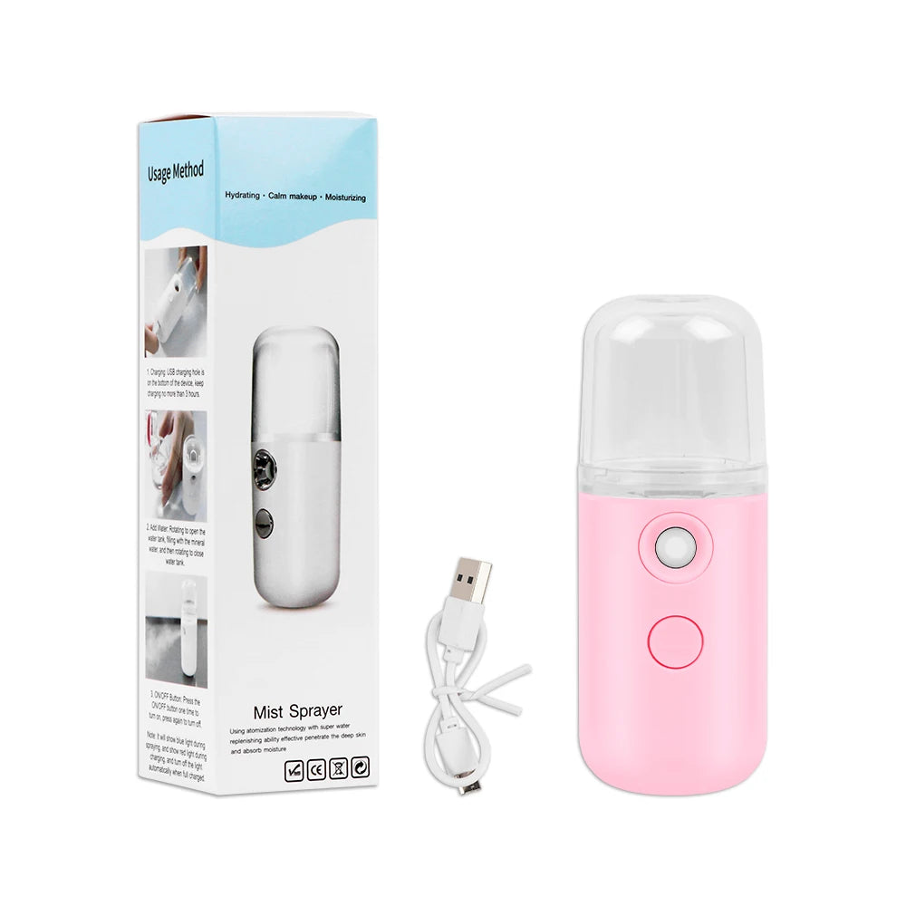 Velori Cloud Steamer — USB Nano Mist Facial Sprayer & Humidifier