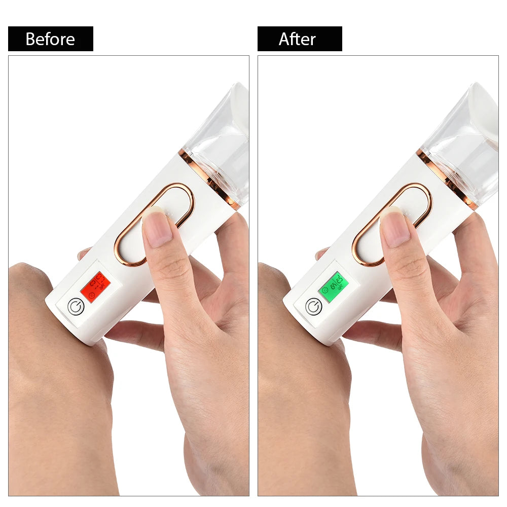 Velori Smart Mist — LED Display Nano Facial Steamer & Humidifier