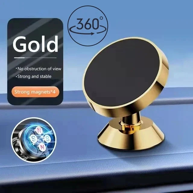 Magnetic Car Phone Holder Mobile Cell Phone Holder Stand Magnet Mount Bracket In Car For iPhone 13 12 Samsung Redmi Xiaomi