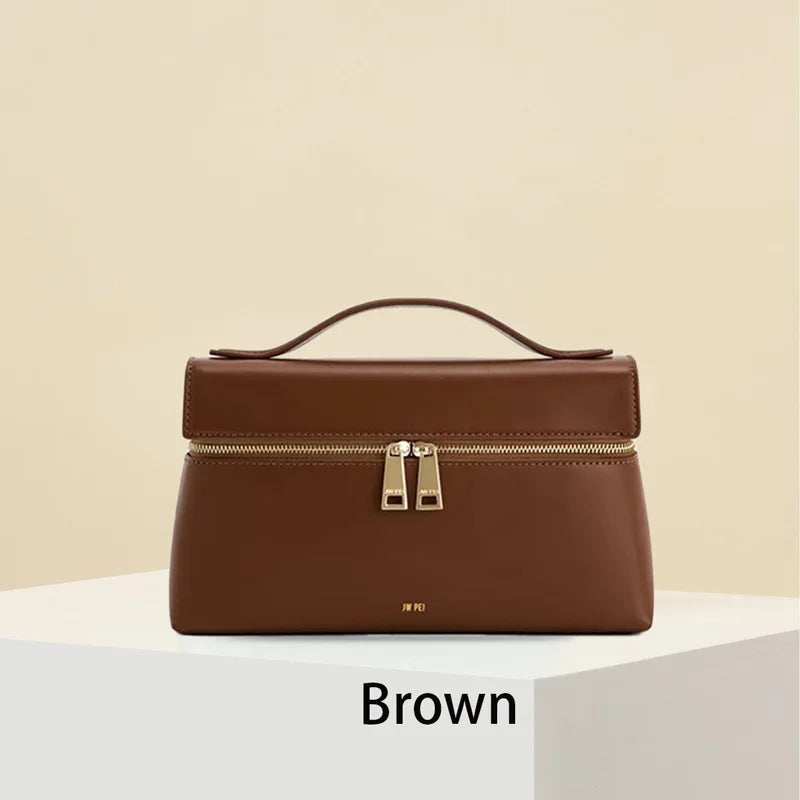 JW PEI box bag Thea single shoulder lunch box bag handbag single shoulder crossbody commuting bag for women