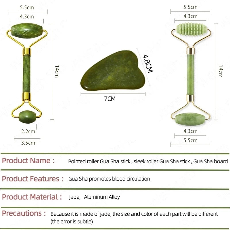Velori Jade Scraper — Face & Body Gua Sha Slimming Massager