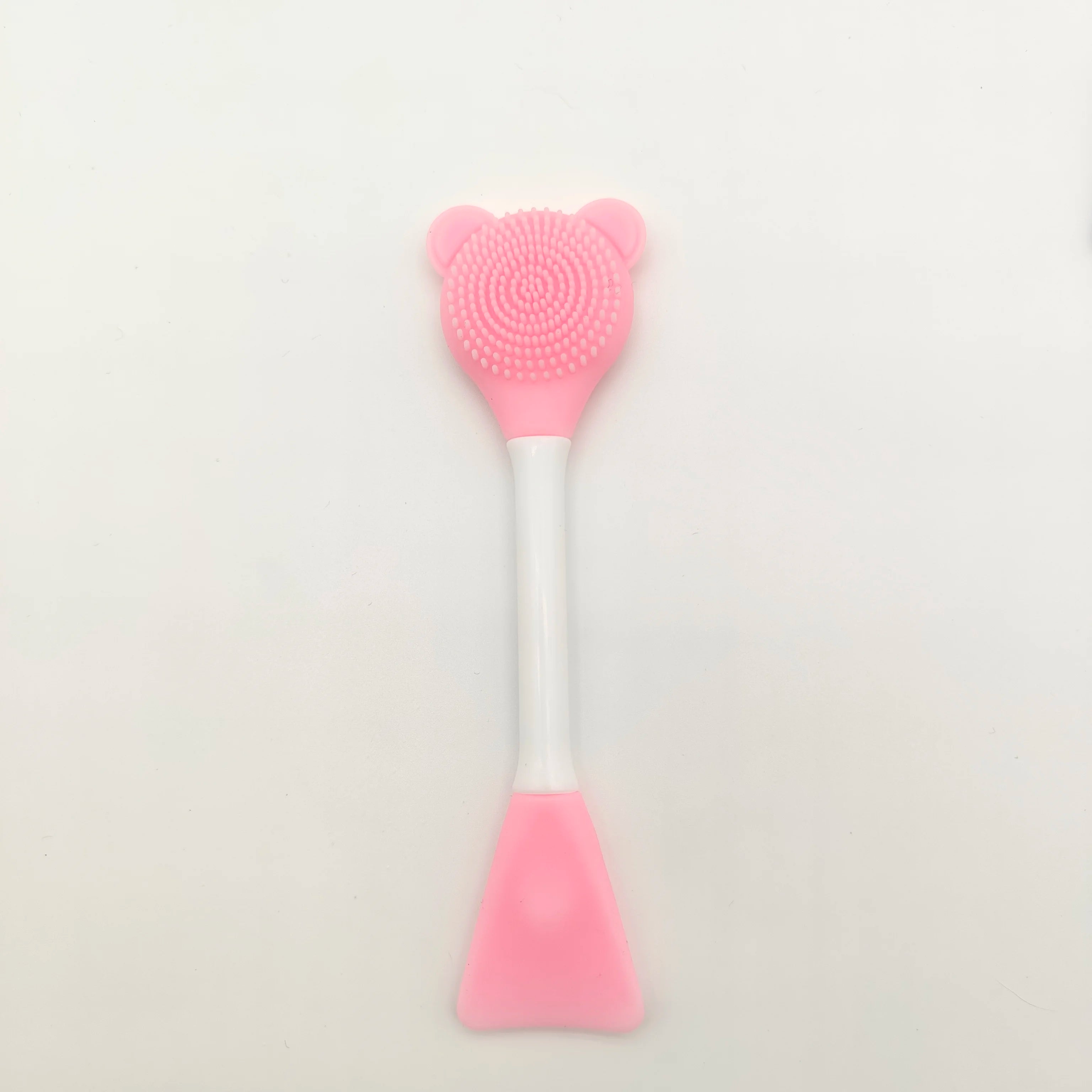 Double Head Facial Mask Brush Silicone Applicator Spoon Spatula Stirring Stick Women Skin Face Cleansing Care Home Makeup Tools