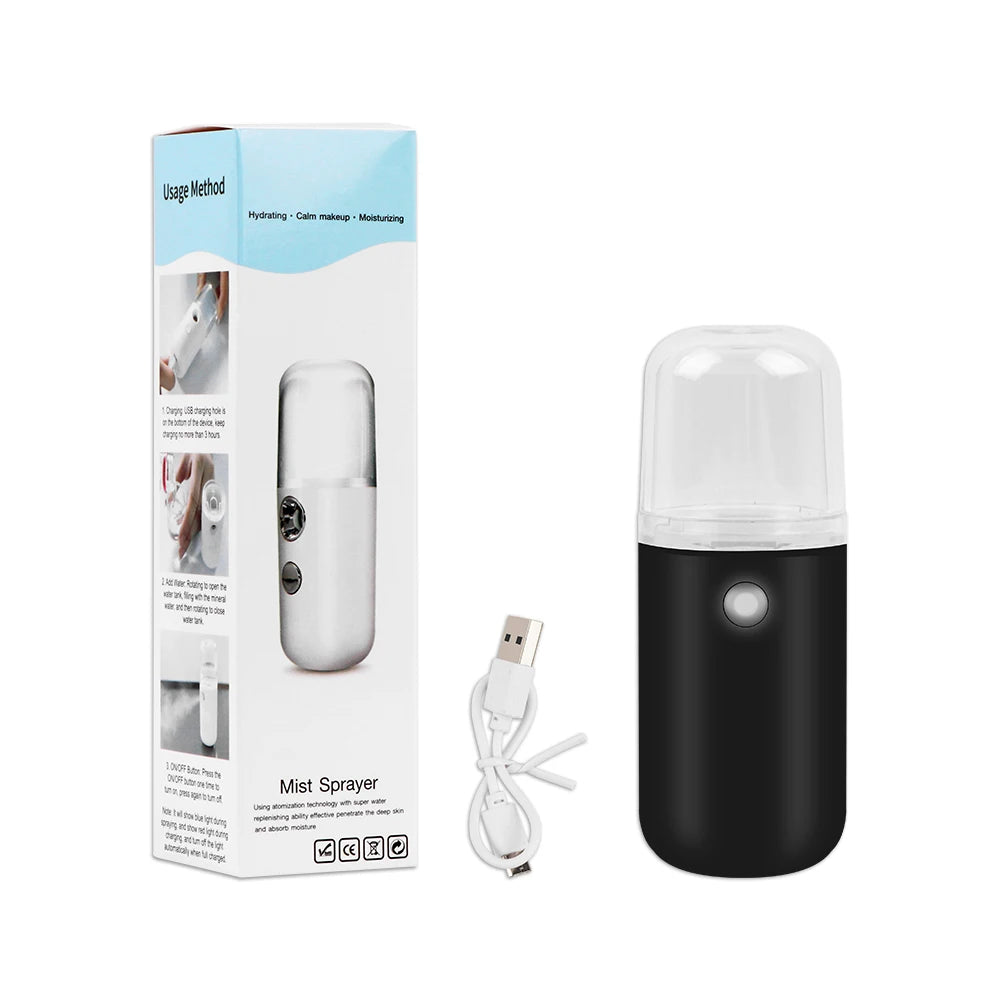 Velori Cloud Steamer — USB Nano Mist Facial Sprayer & Humidifier