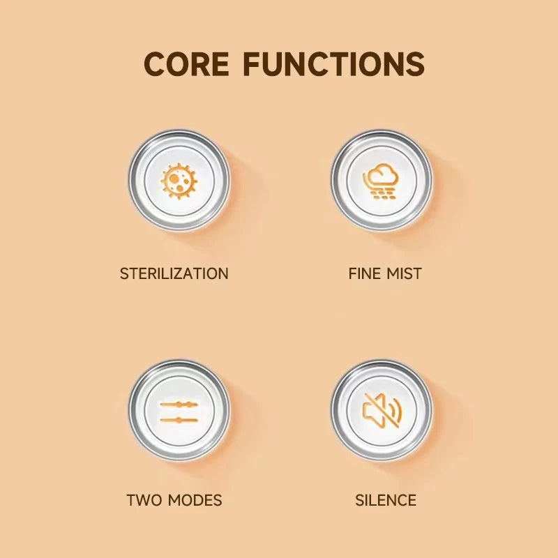 100ml Essential Oil Diffuser Aroma Diffuser Timing Function Hollow Ultrasonic Air Humidifier Smart Home Appliance with LED Light