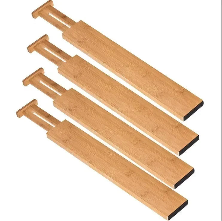 Velori Bamboo Dividers — Adjustable Drawer Separators Set
