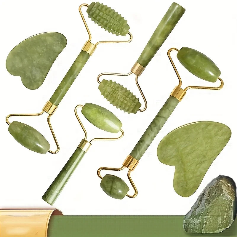 Velori Jade Scraper — Face & Body Gua Sha Slimming Massager