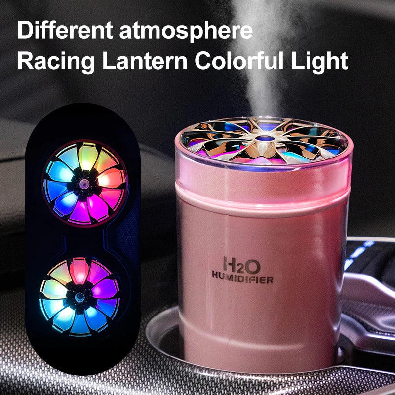 1pc Portable 300ml Ultrasonic Air Humidifier With Colorful LED Night Light Home Aroma Diffuser For Car Office Room Bedroom